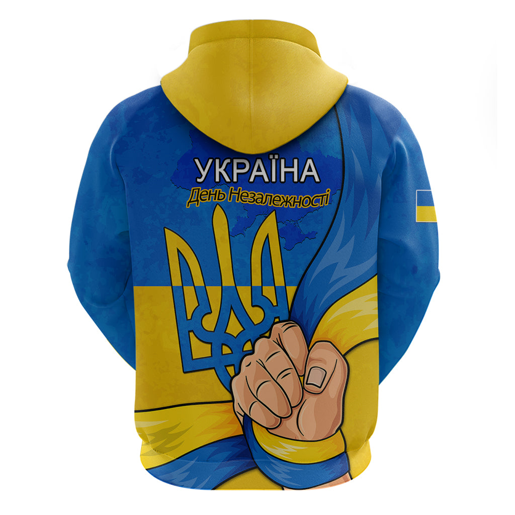 Ukraine Independence Day Hoodie Ukrainian Trident Special Version - Wonder Print Shop