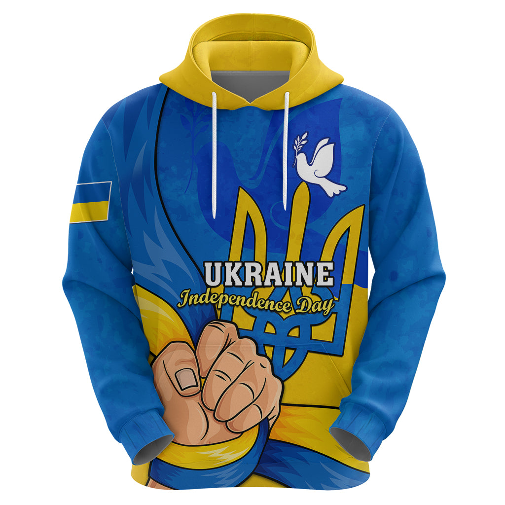 Ukraine Independence Day Hoodie Ukrainian Trident Special Version - Wonder Print Shop