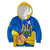 Ukraine Independence Day Kid Hoodie Ukrainian Trident Special Version - Wonder Print Shop