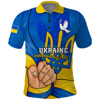 Ukraine Independence Day Polo Shirt Ukrainian Trident Special Version - Wonder Print Shop