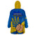 Ukraine Independence Day Wearable Blanket Hoodie Ukrainian Trident Special Version - Wonder Print Shop
