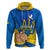Personalised Ukraine Independence Day Hoodie Ukrainian Trident Special Version - Wonder Print Shop