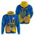 Personalised Ukraine Independence Day Hoodie Ukrainian Trident Special Version - Wonder Print Shop