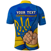 Personalised Ukraine Independence Day Polo Shirt Ukrainian Trident Special Version - Wonder Print Shop