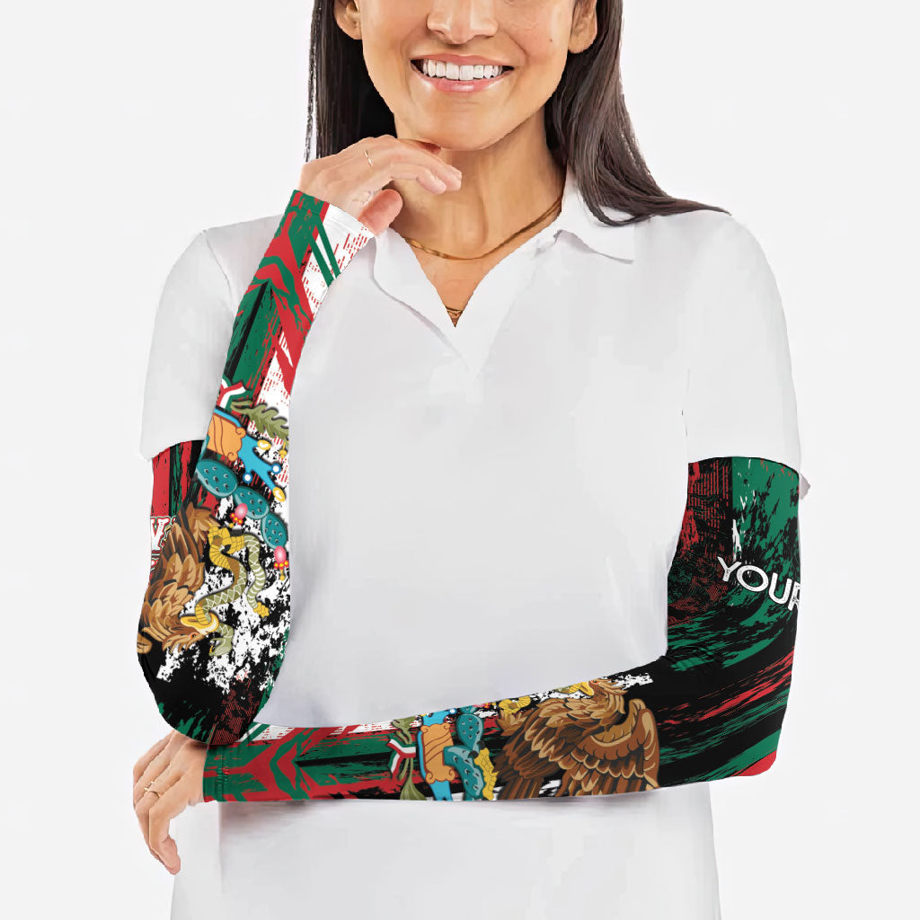 Personalized Viva Mexico Arm Sleeves Happy Independence Day