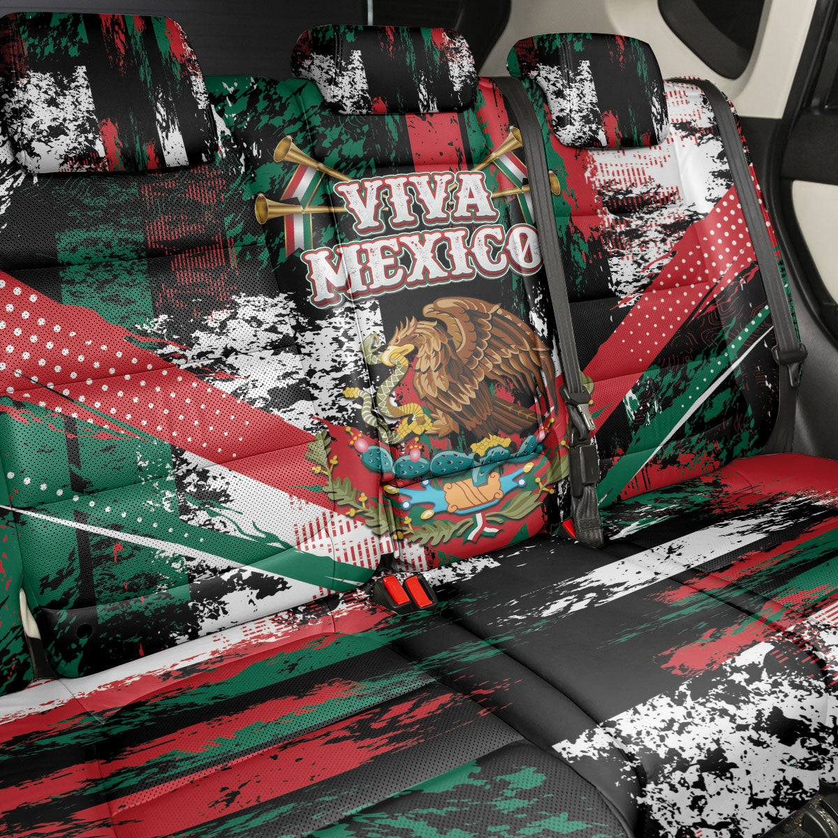 Viva Mexico Back Car Seat Cover Happy Independence Day