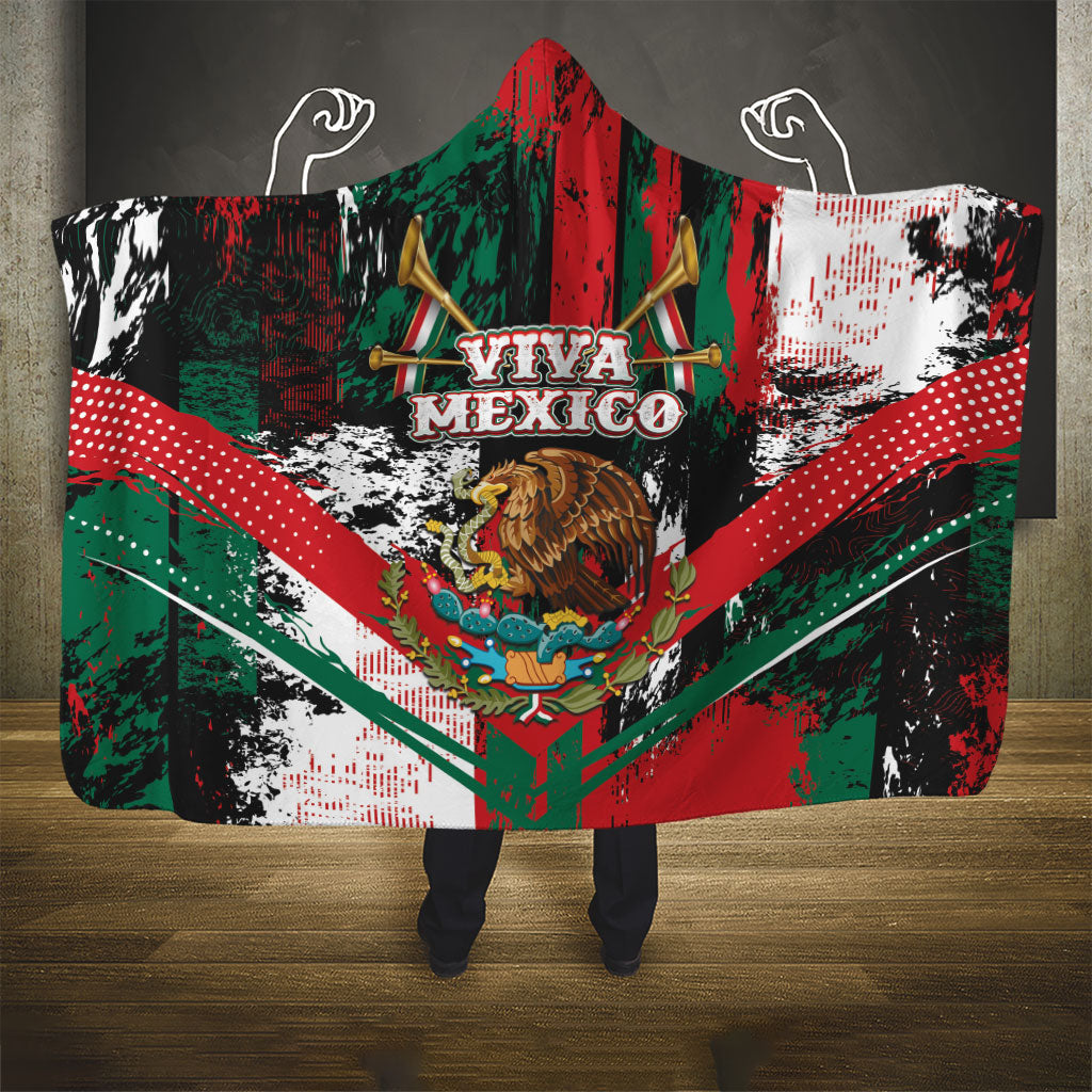 Viva Mexico Hooded Blanket Happy Independence Day