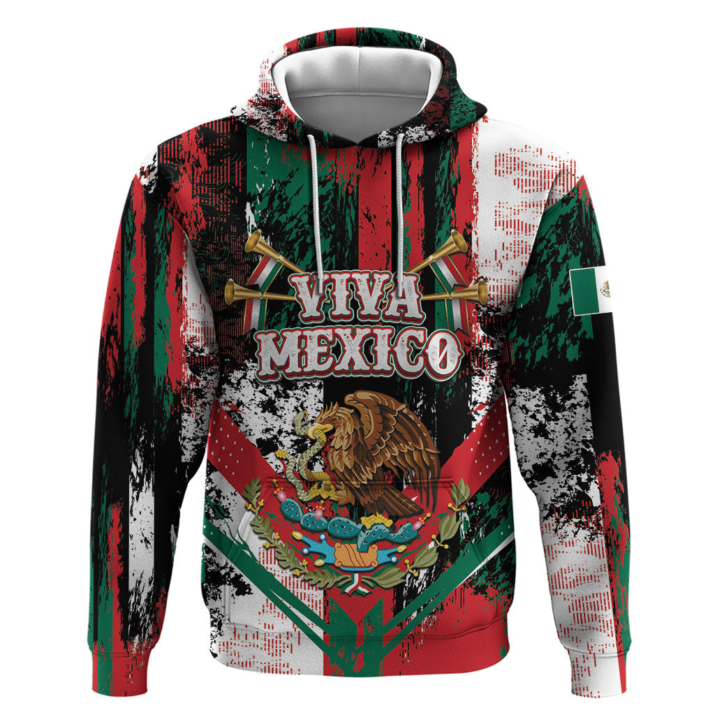 Personalized Viva Mexico Hoodie Happy Independence Day