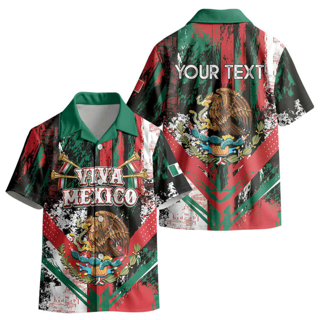 Personalized Viva Mexico Kid Hawaiian Shirt Happy Independence Day