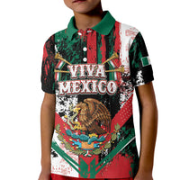 Personalized Viva Mexico Kid Polo Shirt Happy Independence Day