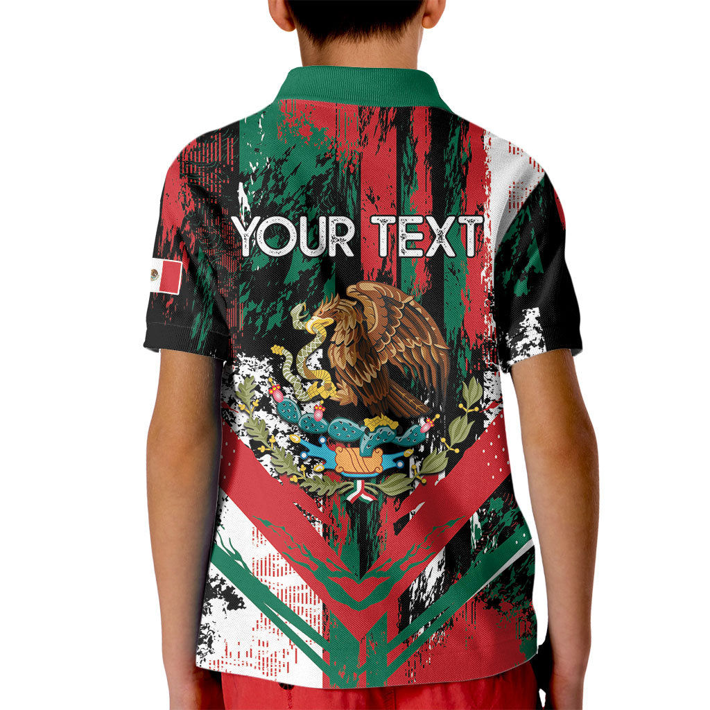 Personalized Viva Mexico Kid Polo Shirt Happy Independence Day