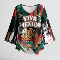 Personalized Viva Mexico Kimono Sleeve Blouse Happy Independence Day