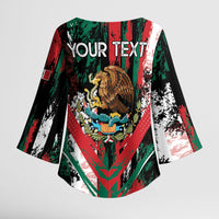 Personalized Viva Mexico Kimono Sleeve Blouse Happy Independence Day