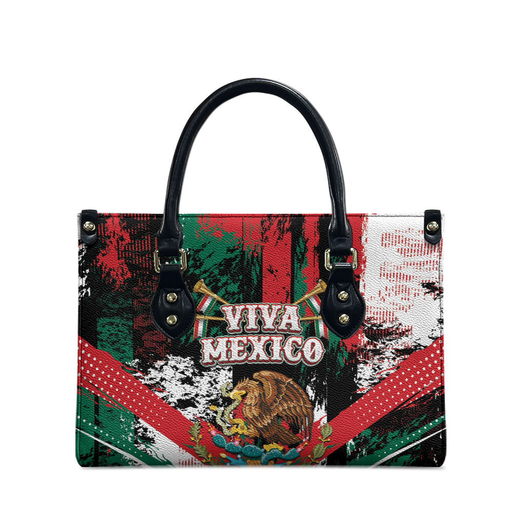 Viva Mexico Leather Bag Happy Independence Day