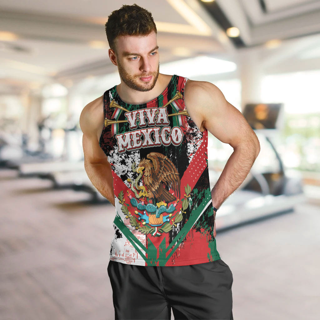 Personalized Viva Mexico Men Tank Top Happy Independence Day