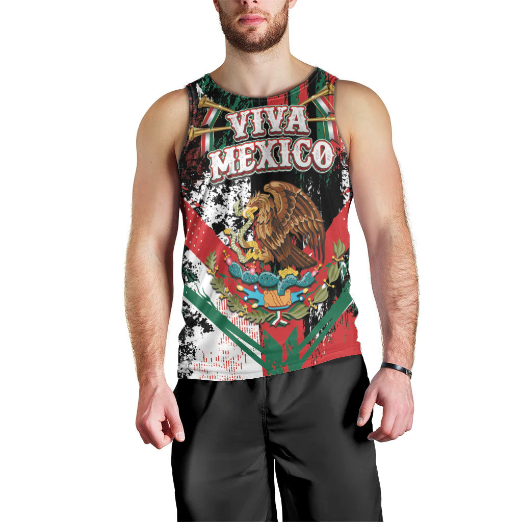 Personalized Viva Mexico Men Tank Top Happy Independence Day