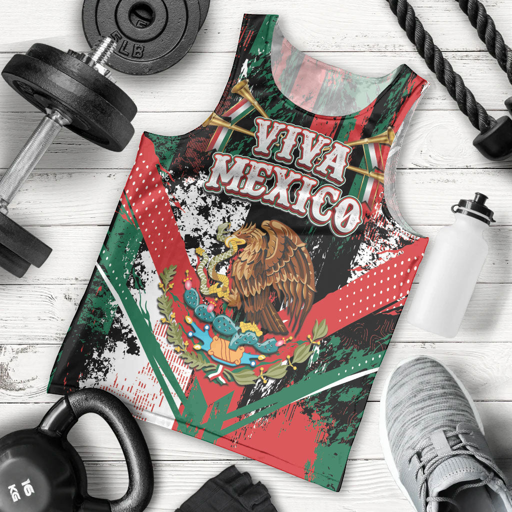 Personalized Viva Mexico Men Tank Top Happy Independence Day