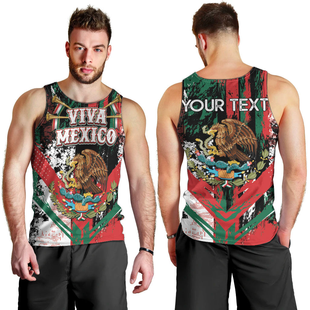 Personalized Viva Mexico Men Tank Top Happy Independence Day