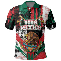 Personalized Viva Mexico Polo Shirt Happy Independence Day