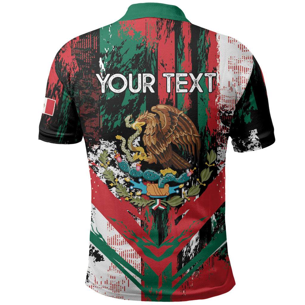 Personalized Viva Mexico Polo Shirt Happy Independence Day