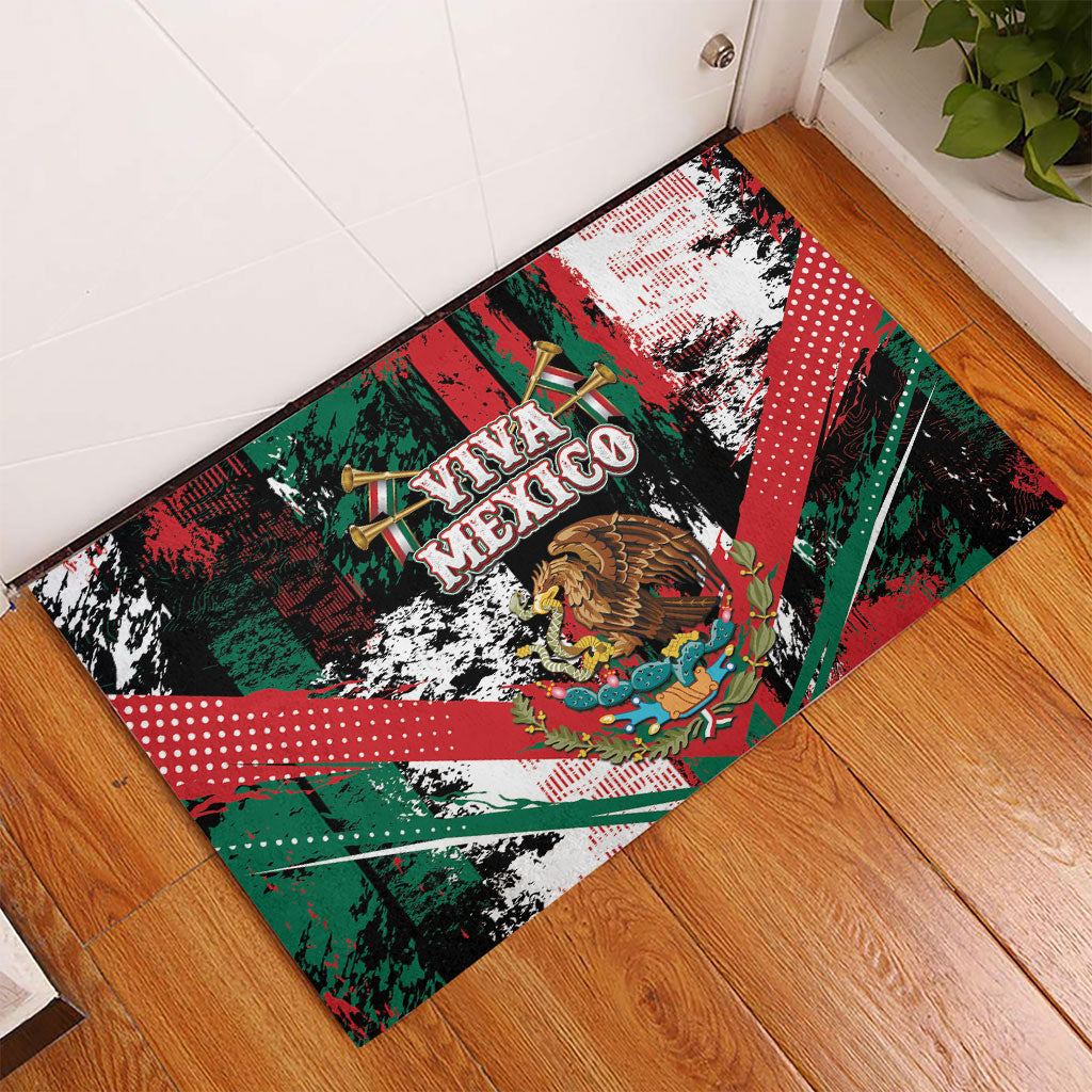 Viva Mexico Rubber Doormat Happy Independence Day