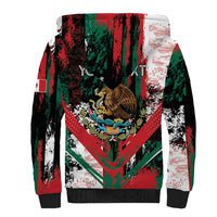 Personalized Viva Mexico Sherpa Hoodie Happy Independence Day