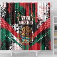 Viva Mexico Shower Curtain Happy Independence Day
