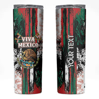 Personalized Viva Mexico Skinny Tumbler Happy Independence Day