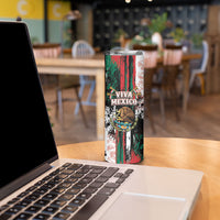 Personalized Viva Mexico Skinny Tumbler Happy Independence Day