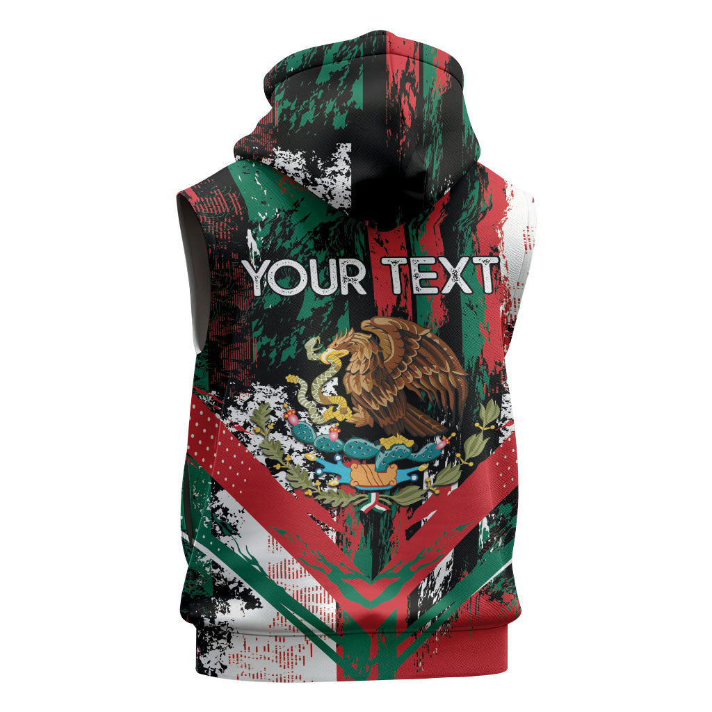 Personalized Viva Mexico Sleeveless Hoodie Happy Independence Day