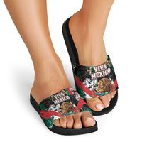 Viva Mexico Slide Sandals Happy Independence Day