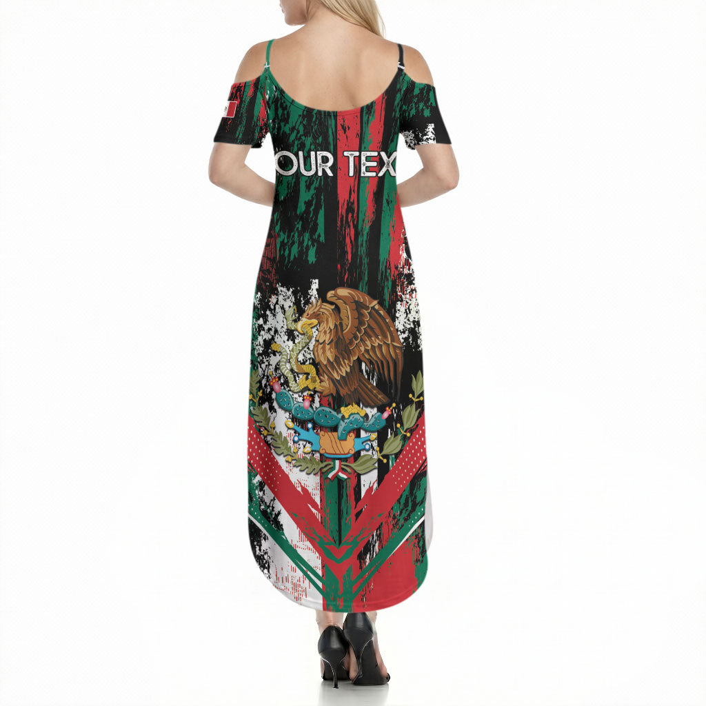 Personalized Viva Mexico Summer Maxi Dress Happy Independence Day