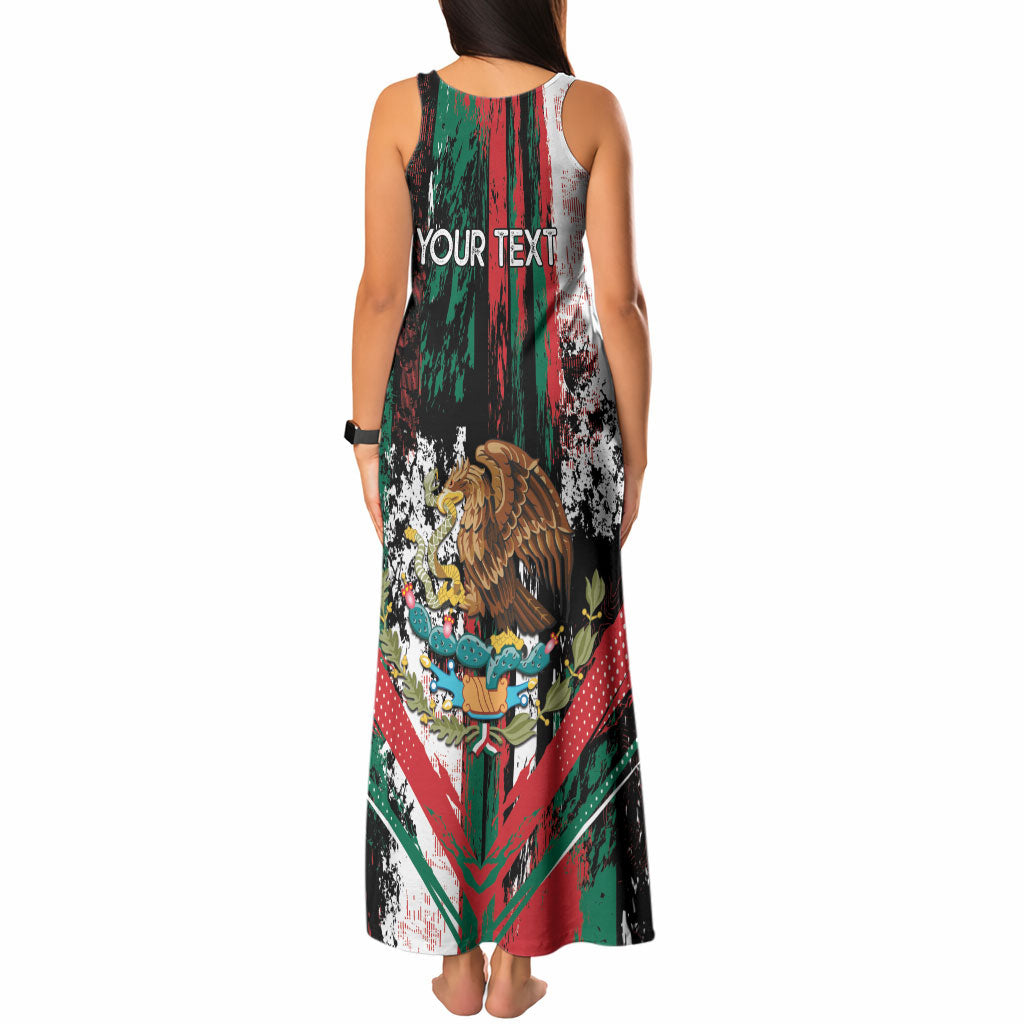 Personalized Viva Mexico Tank Maxi Dress Happy Independence Day