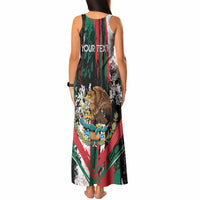Personalized Viva Mexico Tank Maxi Dress Happy Independence Day