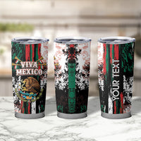 Personalized Viva Mexico Tumbler Cup Happy Independence Day