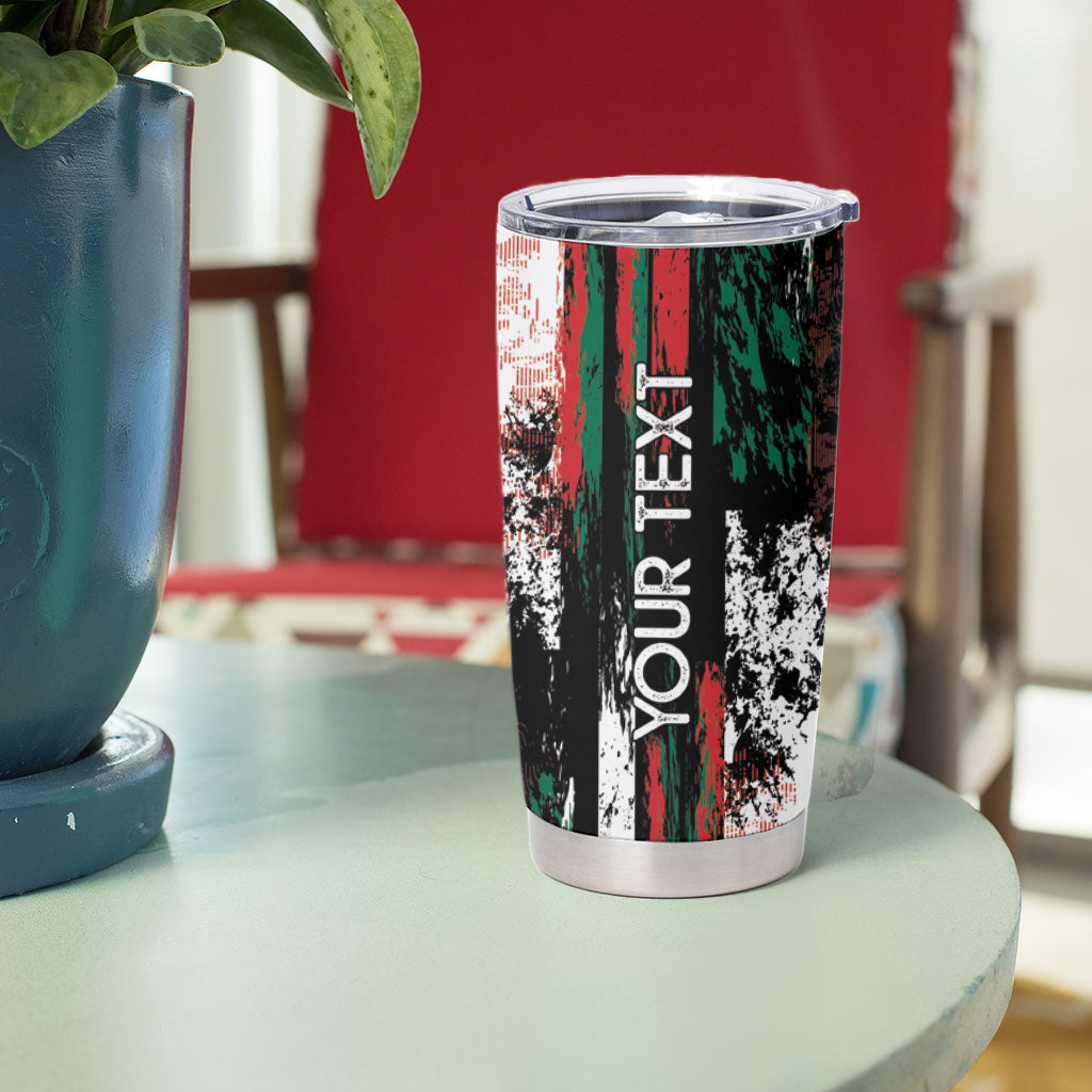 Personalized Viva Mexico Tumbler Cup Happy Independence Day