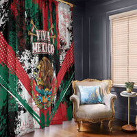 Viva Mexico Window Curtain Happy Independence Day
