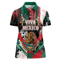 Personalized Viva Mexico Women Polo Shirt Happy Independence Day