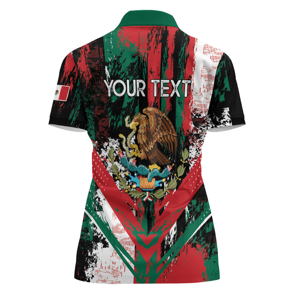 Personalized Viva Mexico Women Polo Shirt Happy Independence Day
