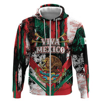 Personalized Viva Mexico Zip Hoodie Happy Independence Day