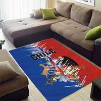 Chile Flag Map Area Rug Happy Independence Day