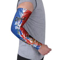 Personalized Chile Flag Map Arm Sleeves Happy Independence Day