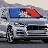 Chile Flag Map Auto Sun Shade Happy Independence Day