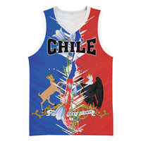 Personalized Chile Flag Map Basketball Jersey Happy Independence Day