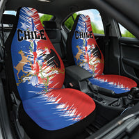 Chile Flag Map Car Seat Cover Happy Independence Day