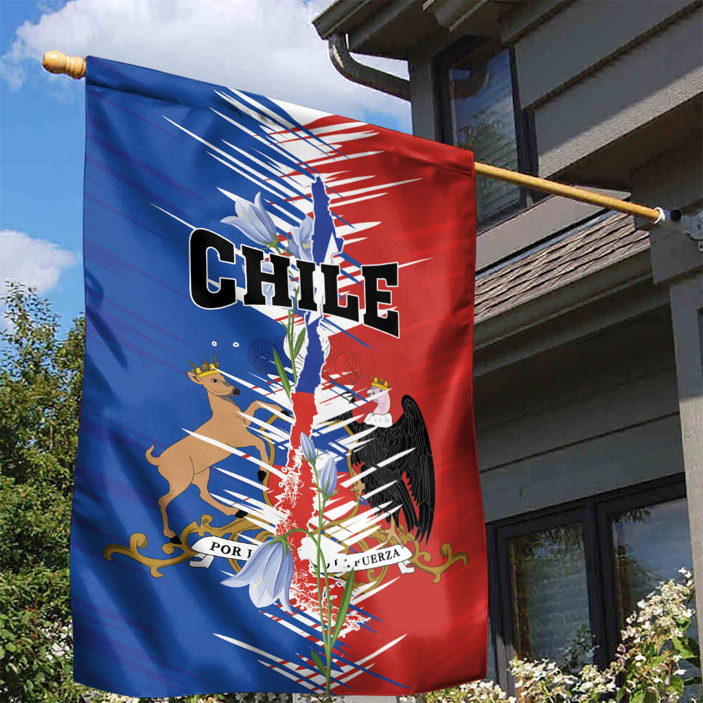 Chile Flag Map Garden Flag Happy Independence Day