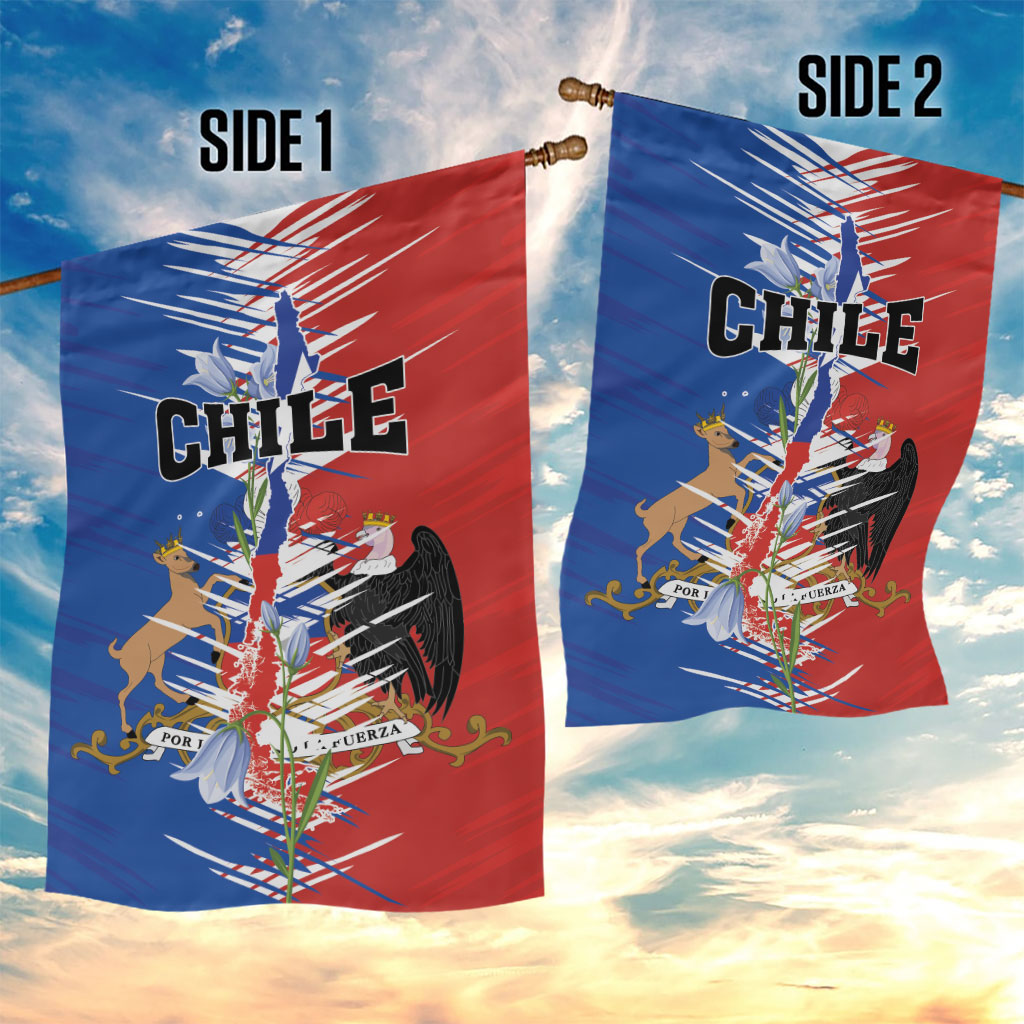 Chile Flag Map Garden Flag Happy Independence Day