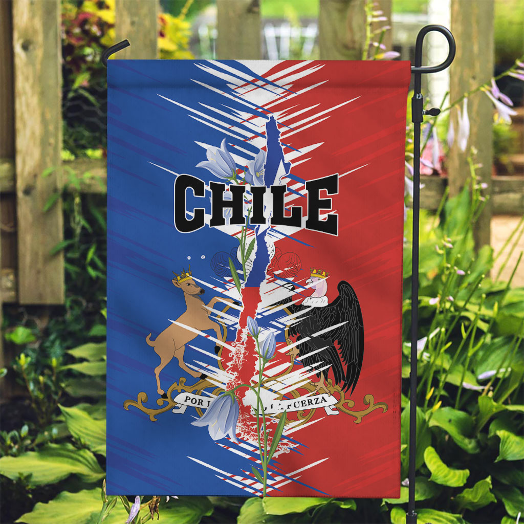 Chile Flag Map Garden Flag Happy Independence Day