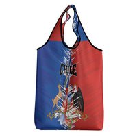 Chile Flag Map Grocery Bag Happy Independence Day
