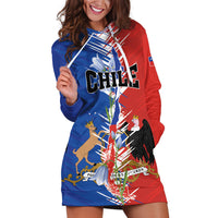 Personalized Chile Flag Map Hoodie Dress Happy Independence Day